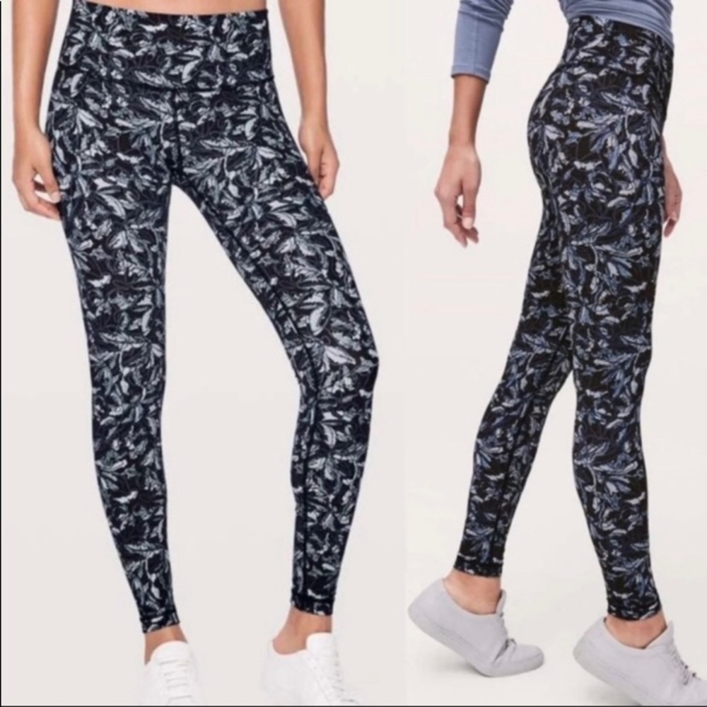 Lululemon Wunder Under Embellished Multi Legging sz 4 Athleisure gym workout - Picture 1 of 14